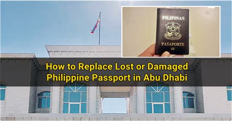 philippine embassy abu dhabi timings|Replacement of Lost Passport.